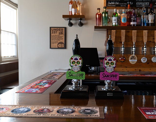 Traditional real ale and cask beer at The Mad Brewer pubs